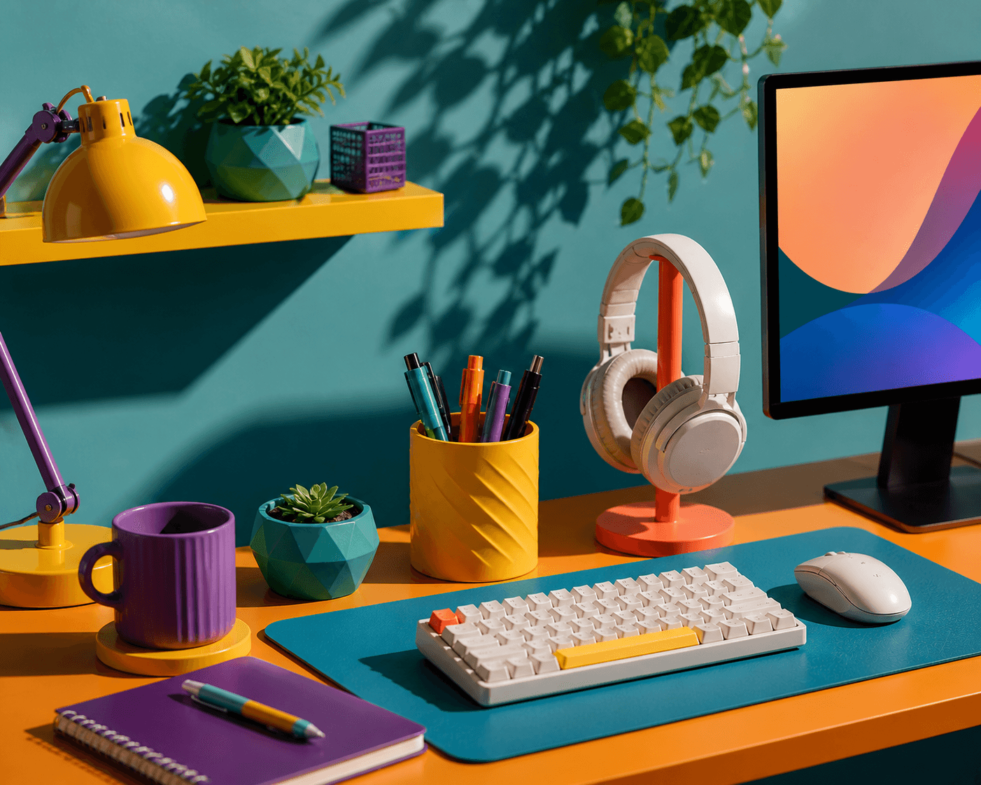 Marcus's desk after AM3D
